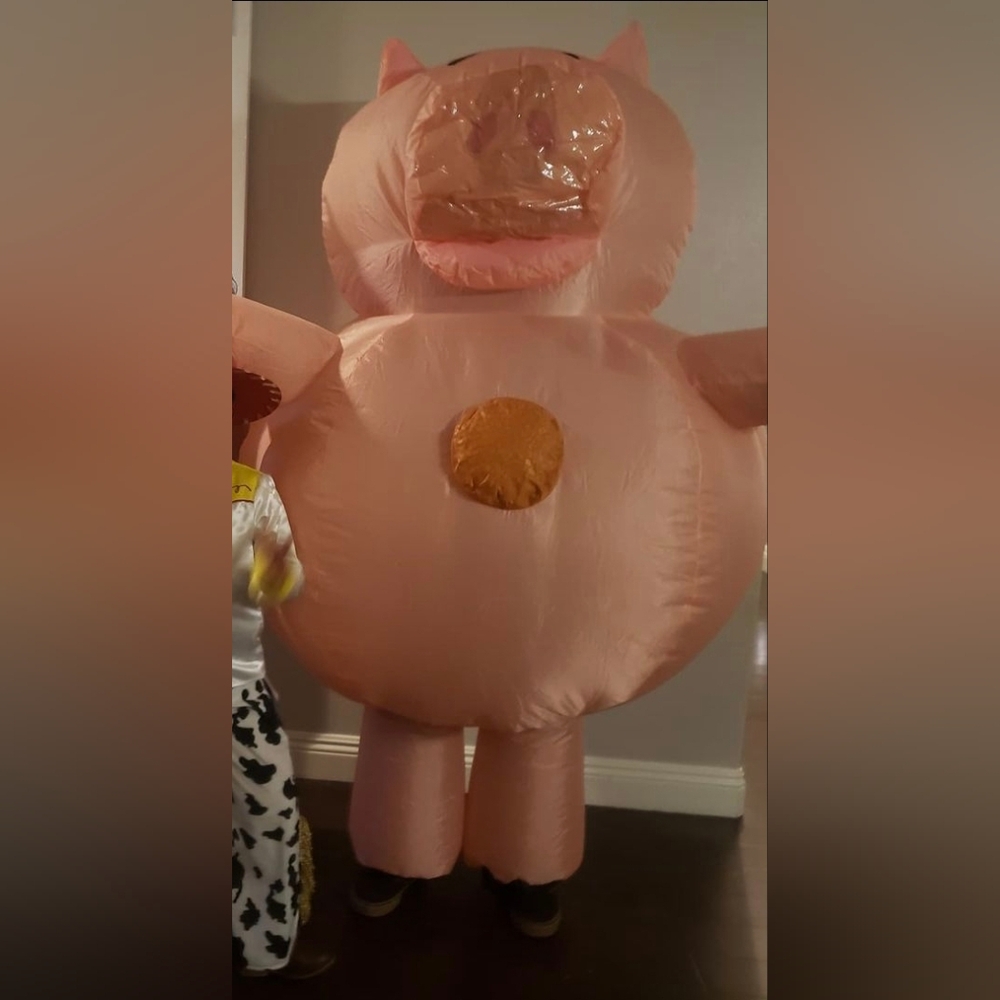 Toy story ham inflatable adult costume